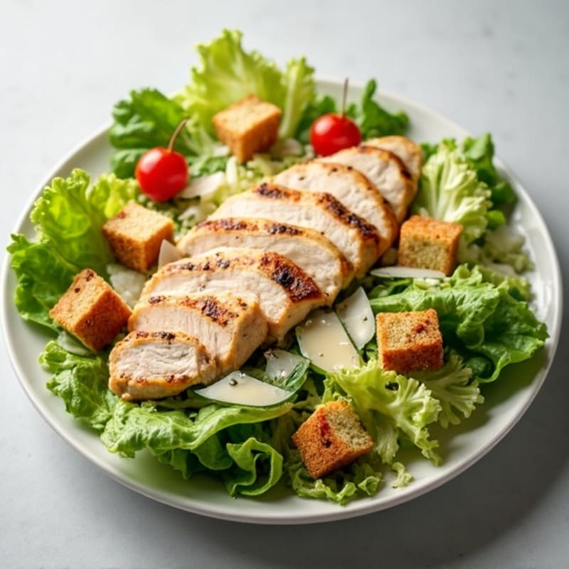 Grilled Chicken Crispy Caesar Salad