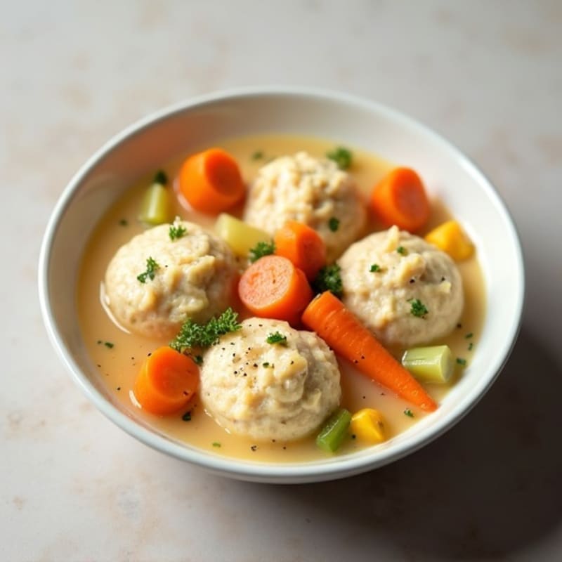 Healthy Creamy Chicken and Dumplings