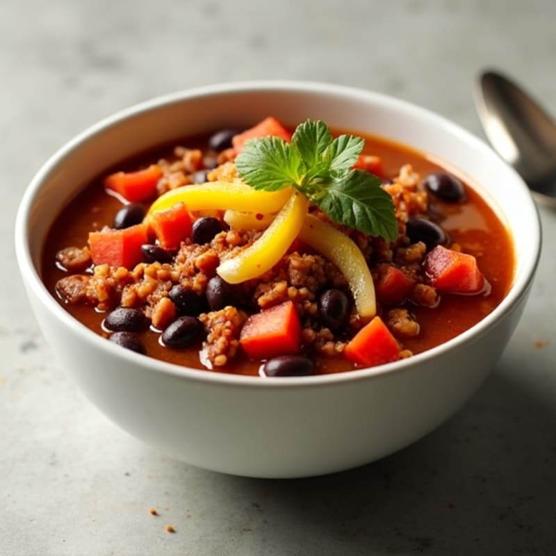 Hearty Lean Turkey Chili with Black Beans