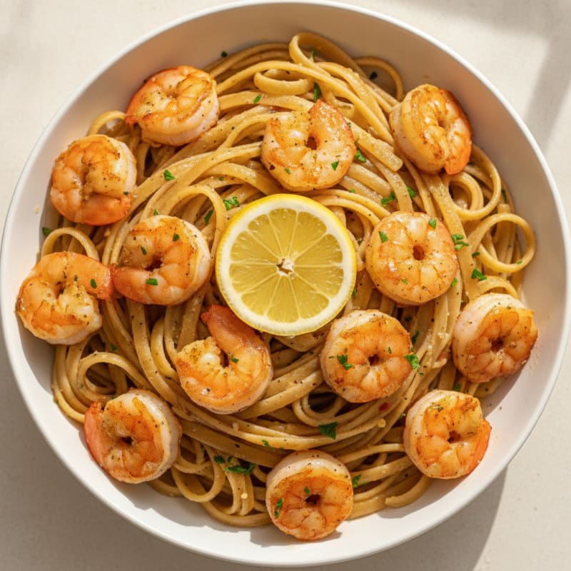 Garlic Butter Shrimp Scampi Pasta