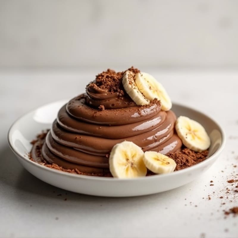 Silky Chocolate Protein Pudding with Greek Yogurt