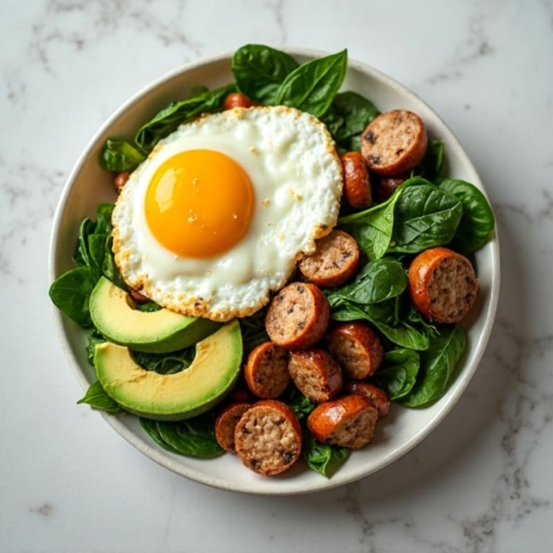 Protein-Packed Spinach and Egg White Scramble