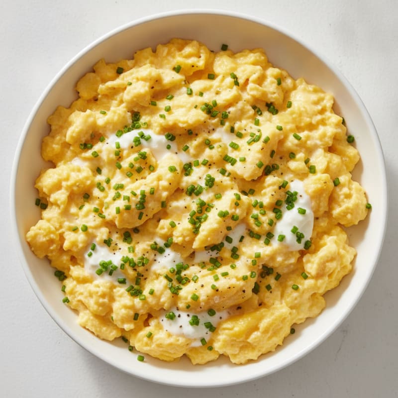 Classic Scrambled Eggs with Chives