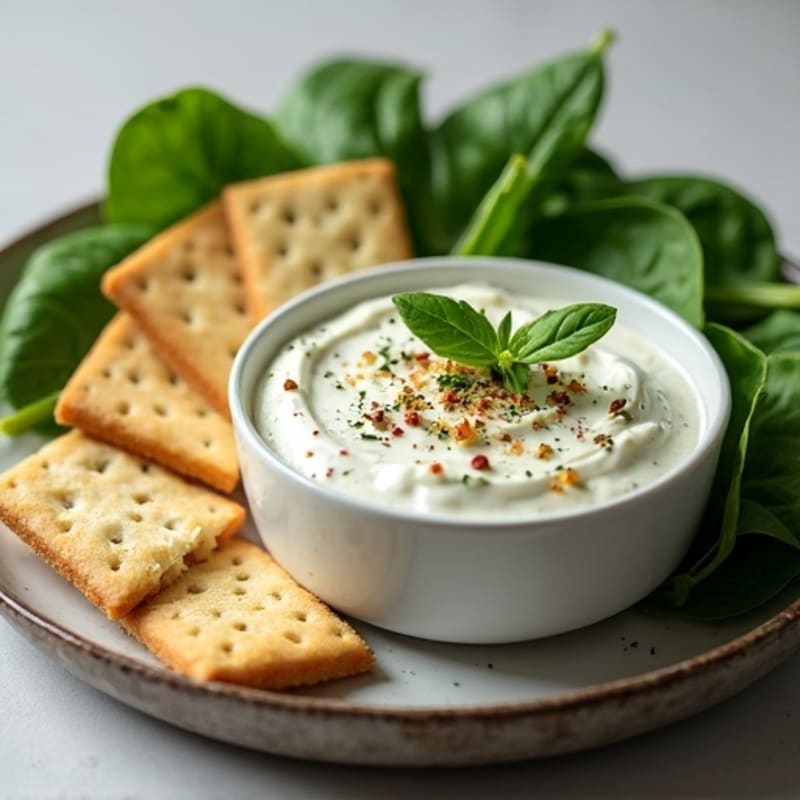 Creamy Greek Yogurt Spinach Artichoke Dip