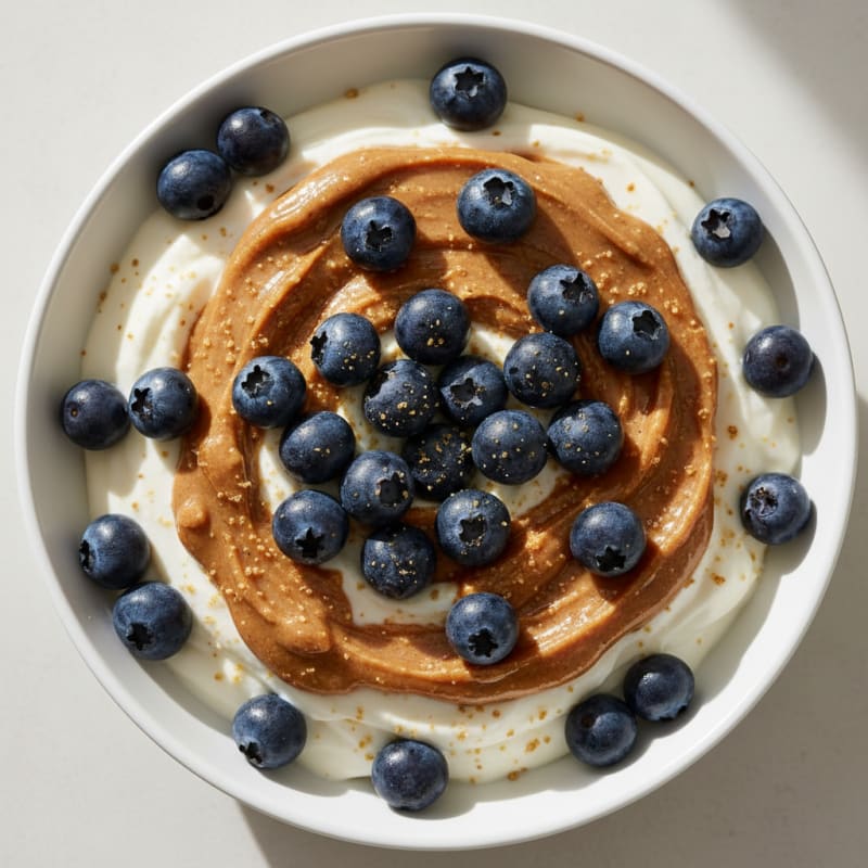 Silky Protein Berry Bowl with Almond Butter