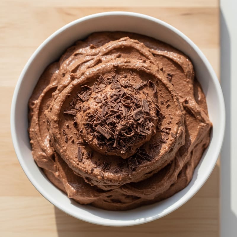 Silky Chocolate Protein Yogurt Mousse