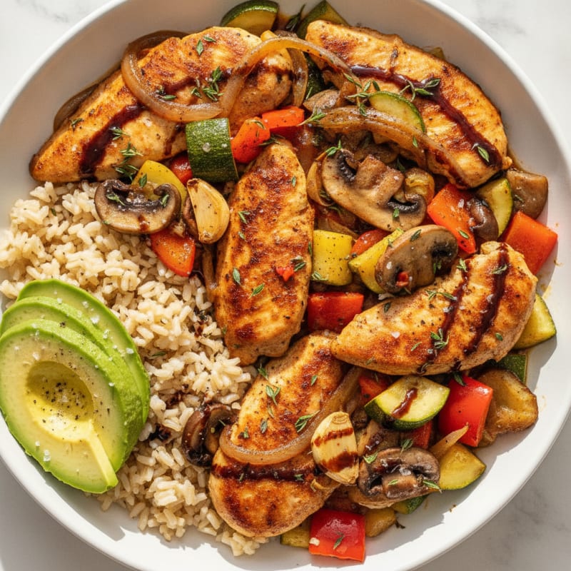 Savory Chicken and Vegetable Skillet