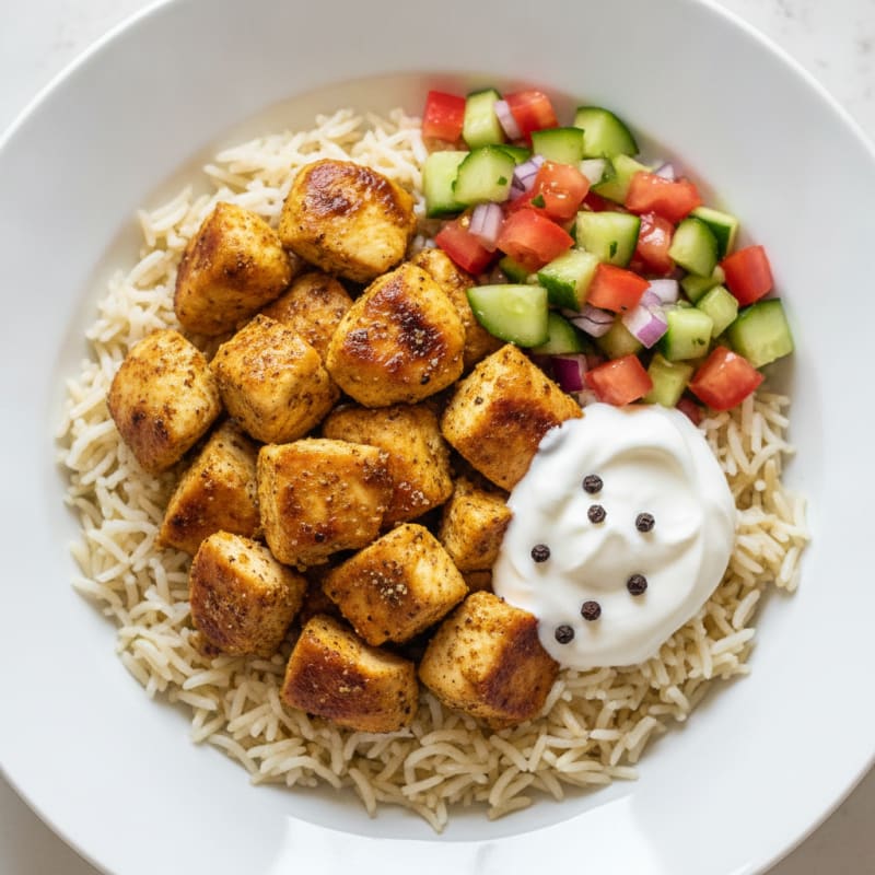 Chicken Shawarma Rice Bowl