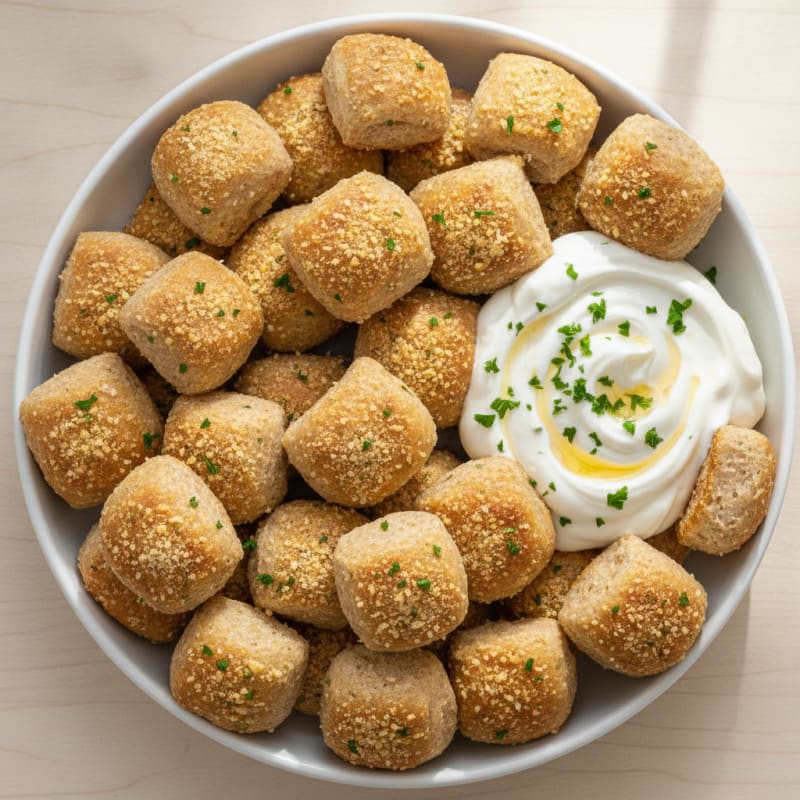 Garlic Parmesan Pretzel Bites