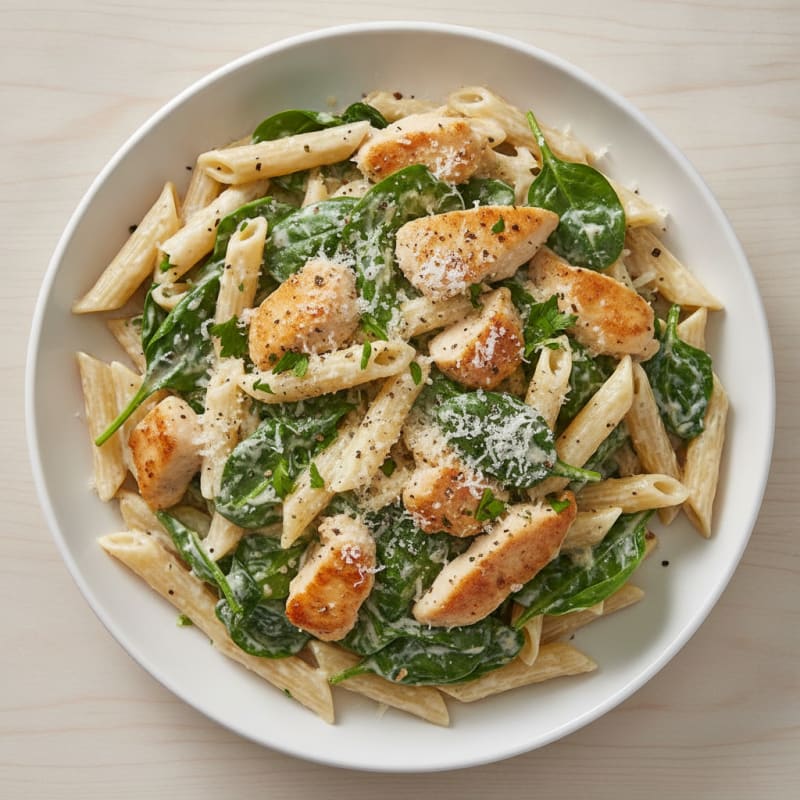Creamy Garlic Herb Chicken Pasta