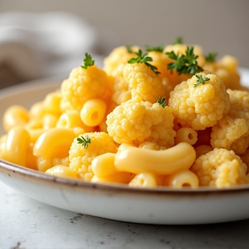 Protein-Packed Cauliflower Mac with Sharp Cheddar