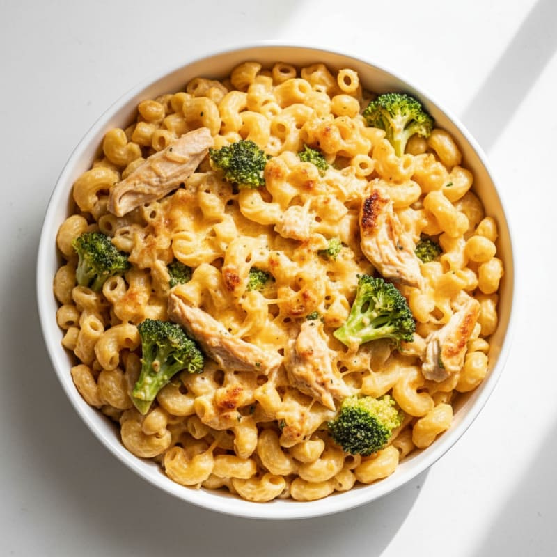 High-Protein Baked Macaroni and Cheese