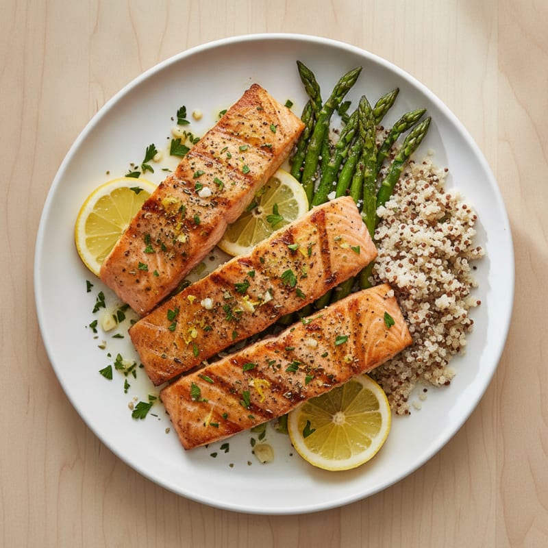 Lemon Herb Grilled Salmon
