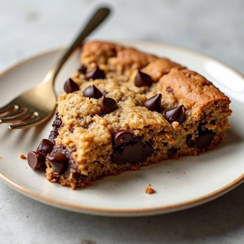 Baked Chocolate Chip Oatmeal Cookie Skillet