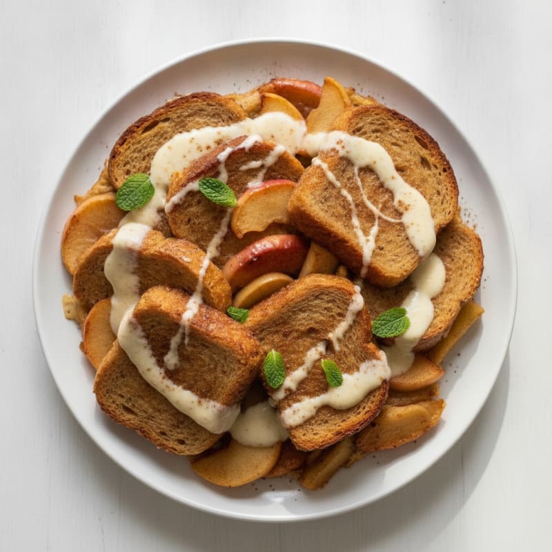 Apple Cinnamon Baked French Toast