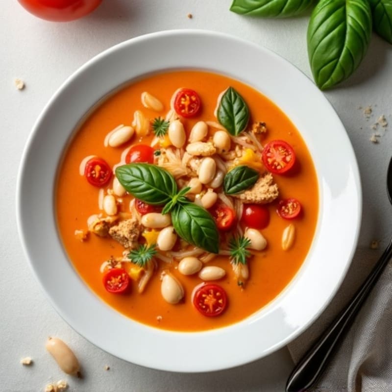 Creamy Fresh Tomato Basil Soup