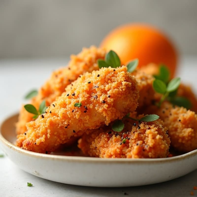 Crispy Air-Fried Orange Chicken
