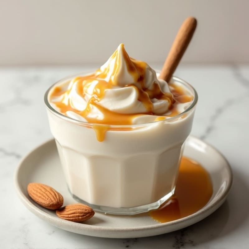 Silky Greek Yogurt Protein Pudding with Almond Butter