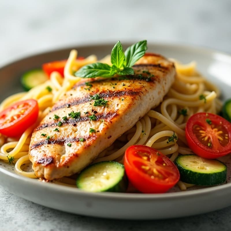 Chicken and Vegetable Pasta with Fresh Herbs