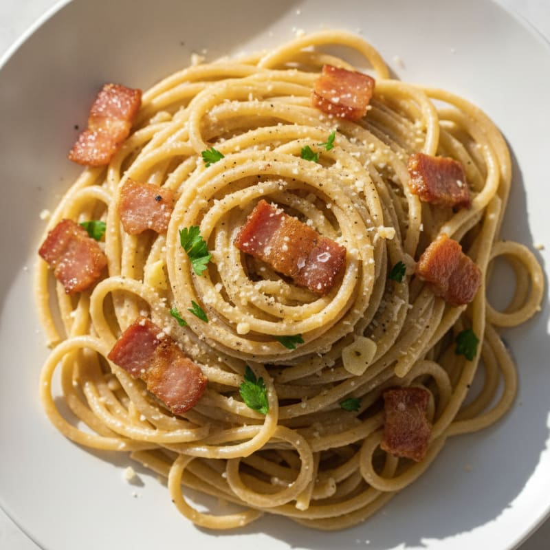 Classic Carbonara with Pancetta
