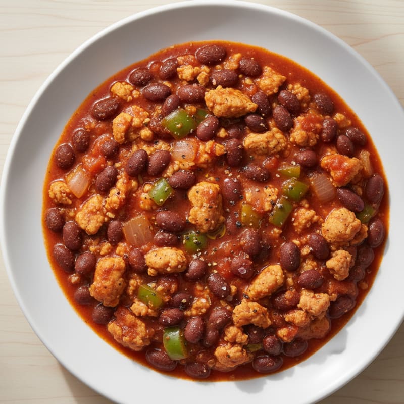 Hearty Turkey and Black Bean Chili