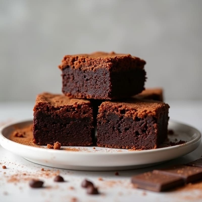 Flourless Dark Chocolate Sweet Potato Brownies