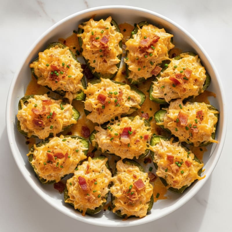 High-Protein Loaded Jalapeño Poppers