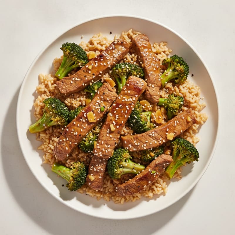 Sesame Beef and Broccoli Stir-Fry