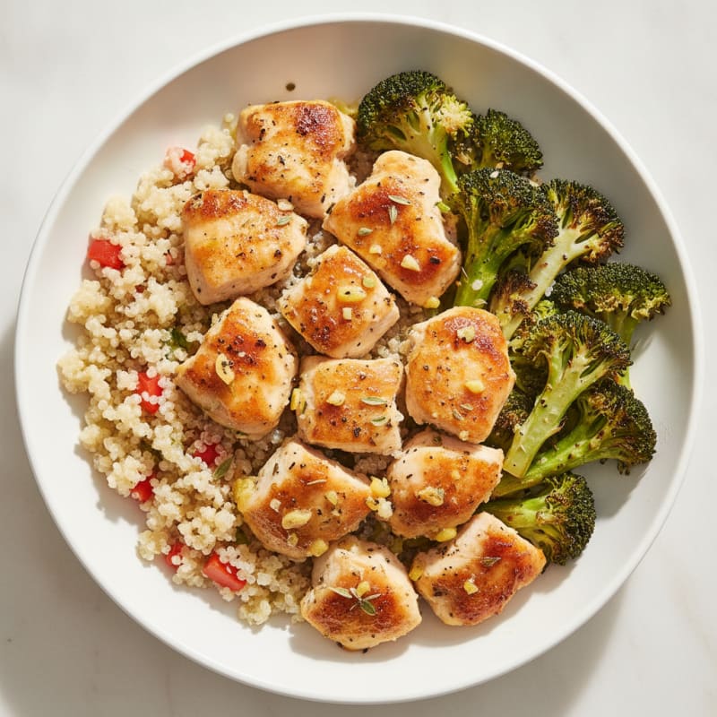 Post-Workout Lemon Herb Chicken Bowl