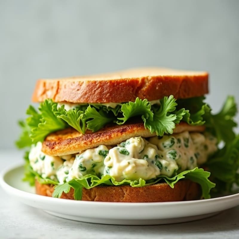Creamy Herb Chicken Salad Sandwich