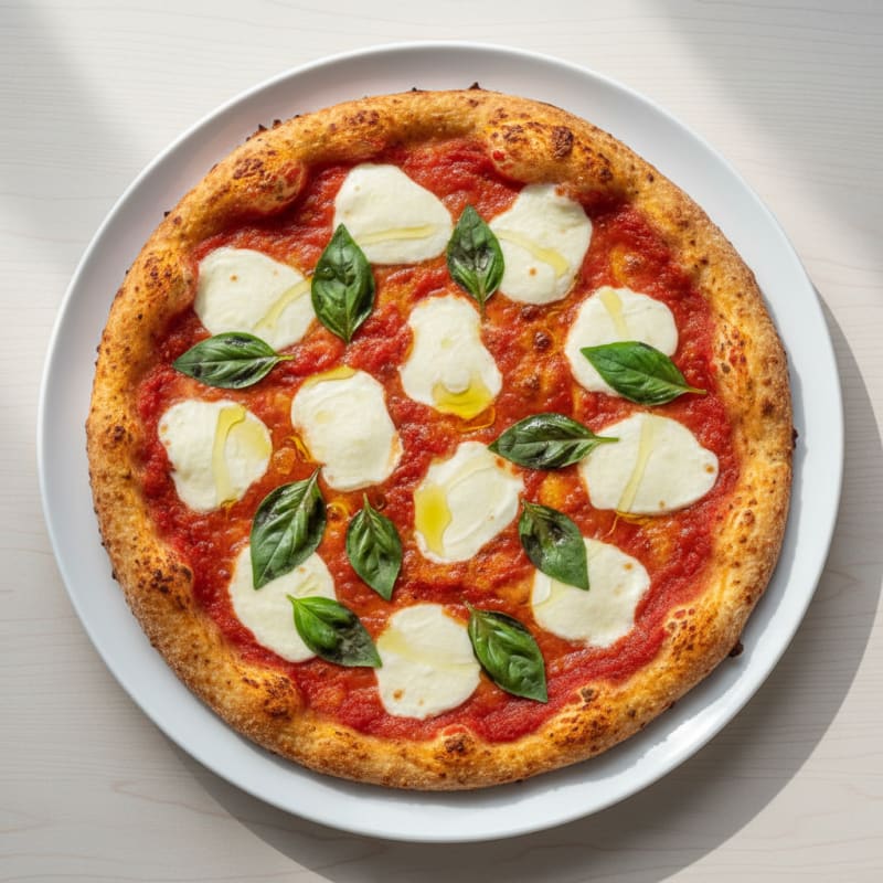Classic Margherita Pizza with Fresh Basil
