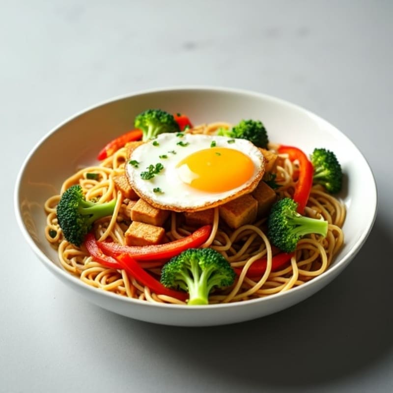 Garlic-Ginger Shirataki Noodle Stir-Fry
