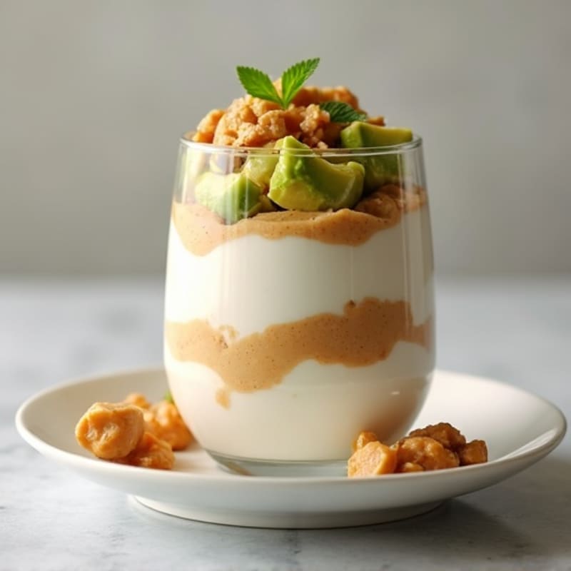 Creamy Greek Yogurt Peanut Butter Protein Parfait
