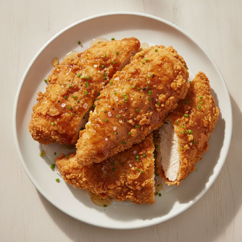 Buttermilk Fried Chicken with Honey Glaze