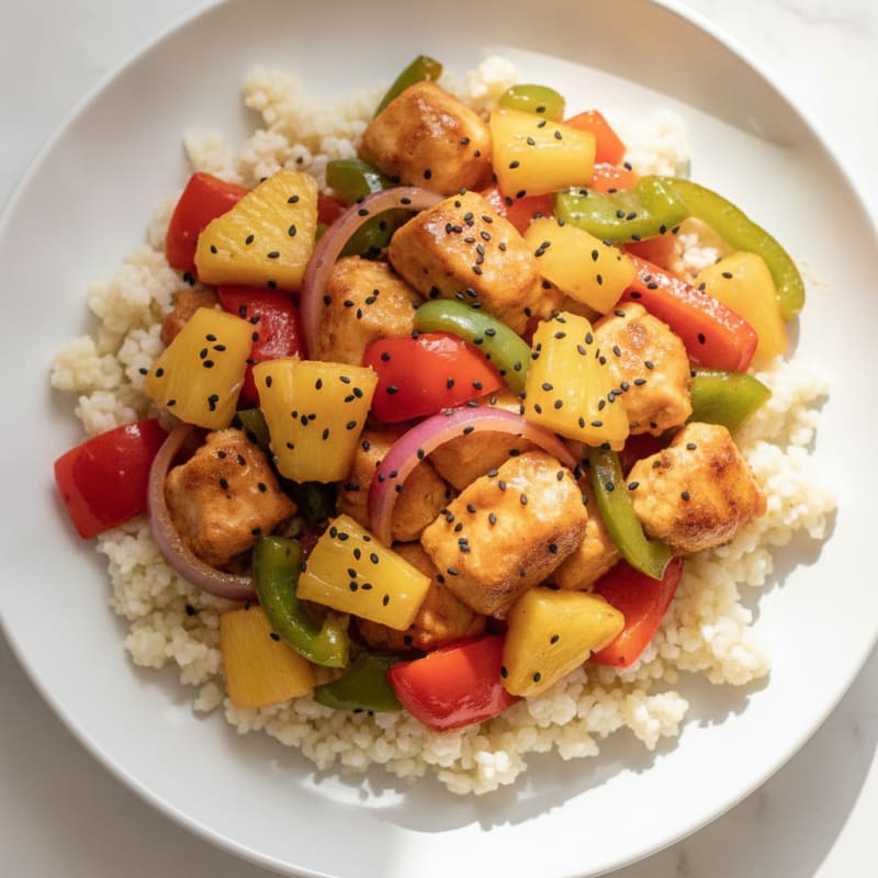 Sweet and Sour Chicken with Pineapple
