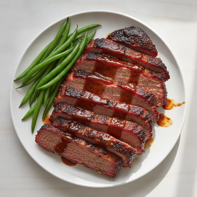 Slow-Smoked Texas Brisket with BBQ Glaze