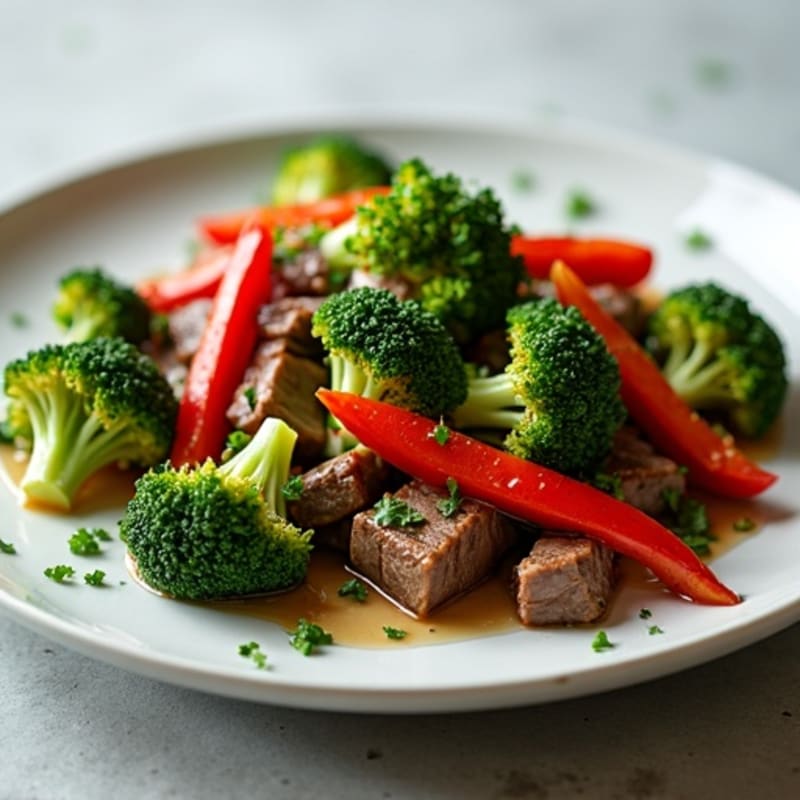 Lean Beef and Crisp Broccoli Stir-Fry