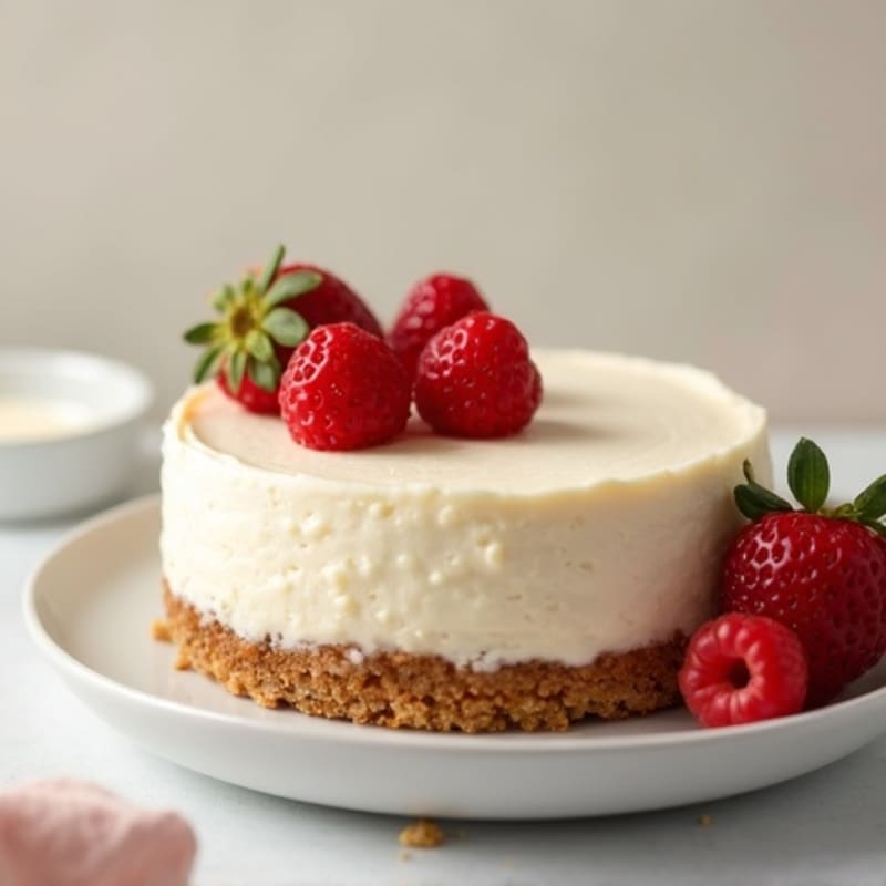 Creamy Protein Cheesecake with Greek Yogurt