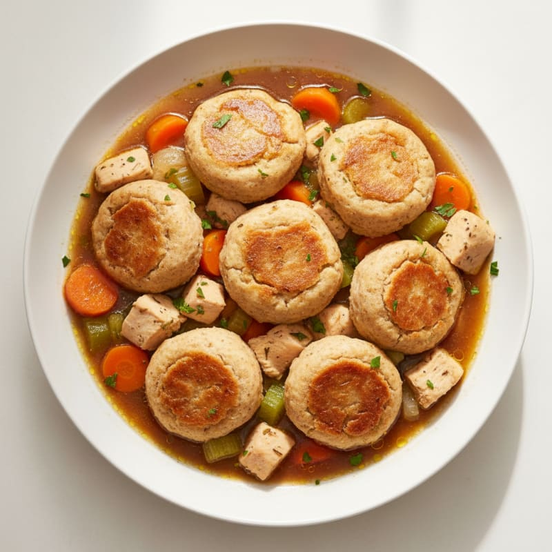 Homestyle Chicken and Herb Dumplings
