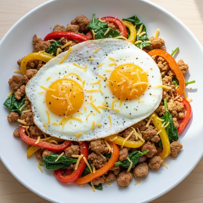 Hearty Grand Slam Breakfast Skillet
