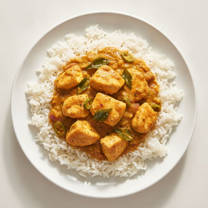 Coconut Chicken Curry with Basmati Rice