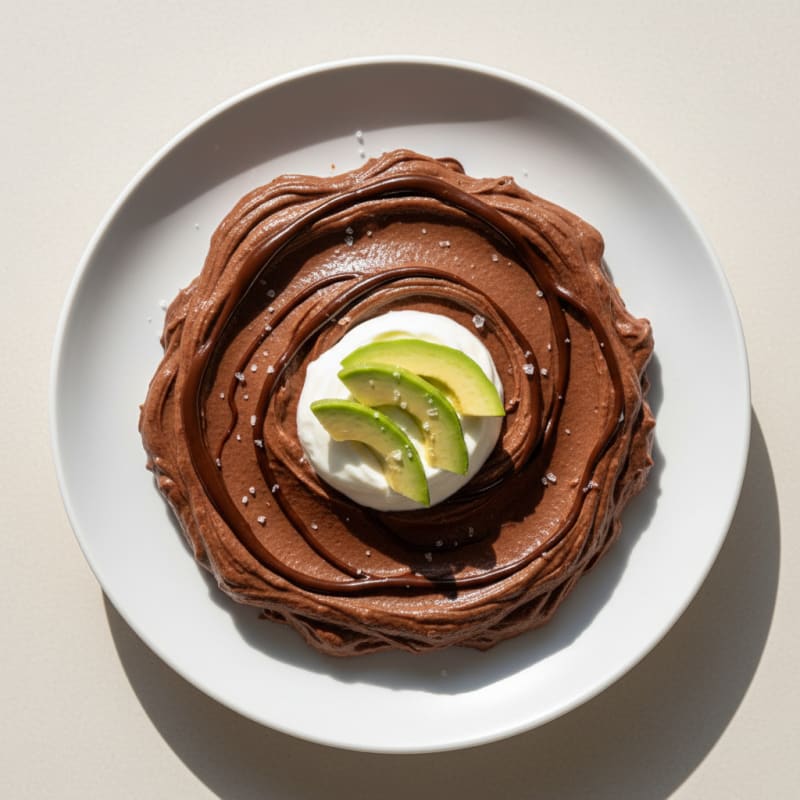 Creamy Avocado Chocolate Protein Mousse