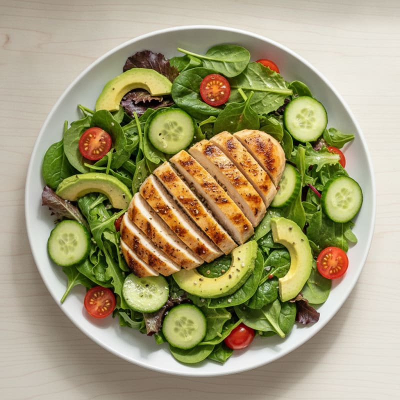 Grilled Lemon Herb Chicken Salad