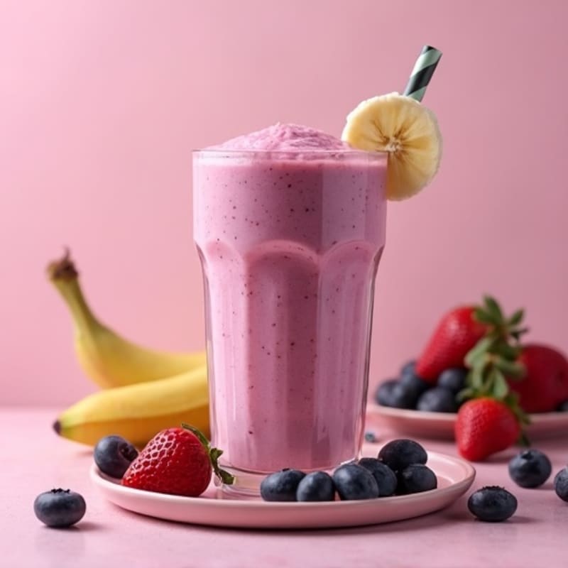 Creamy Berry Protein Smoothie