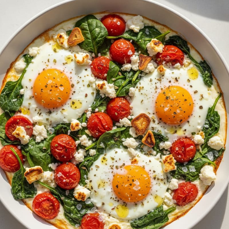 Baked Eggs with Roasted Tomatoes