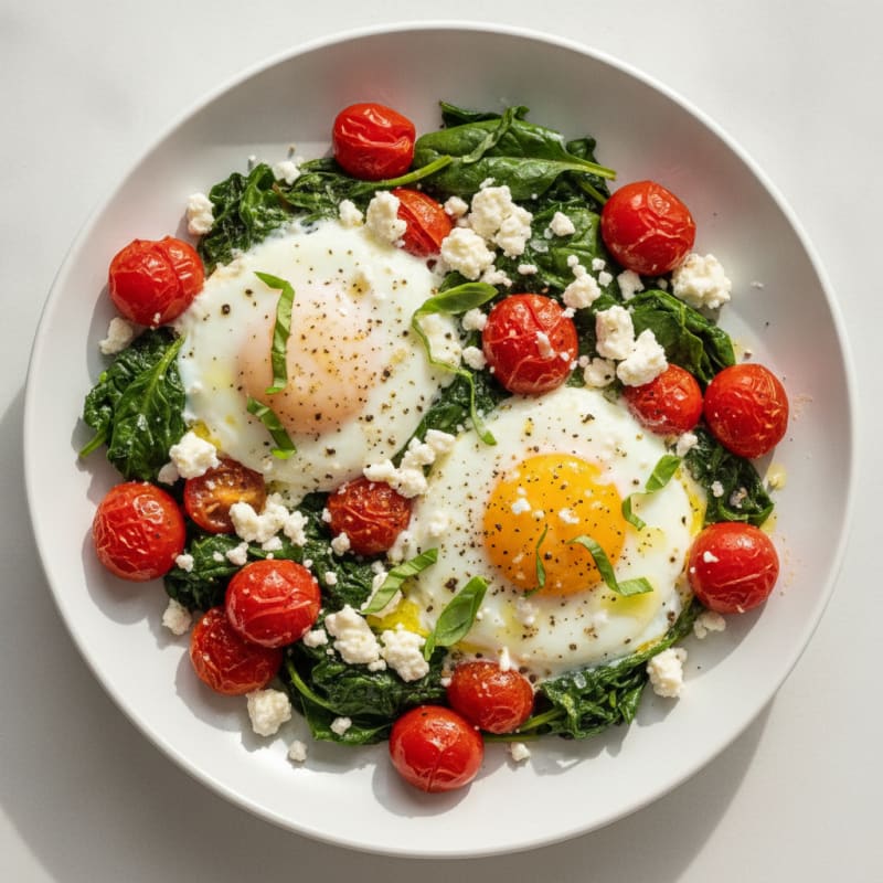 Baked Eggs with Roasted Tomatoes
