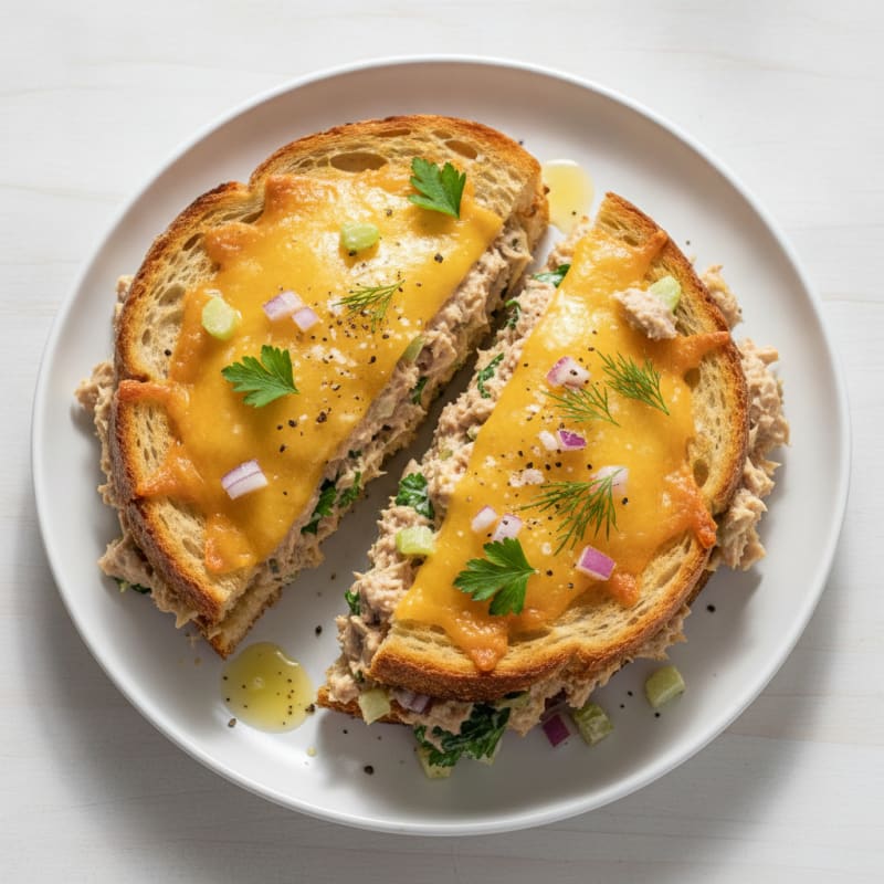 Classic Tuna Melt on Sourdough