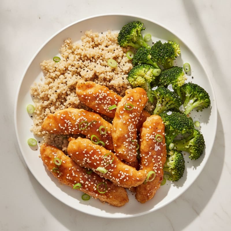Baked Honey-Garlic Chicken Tenders