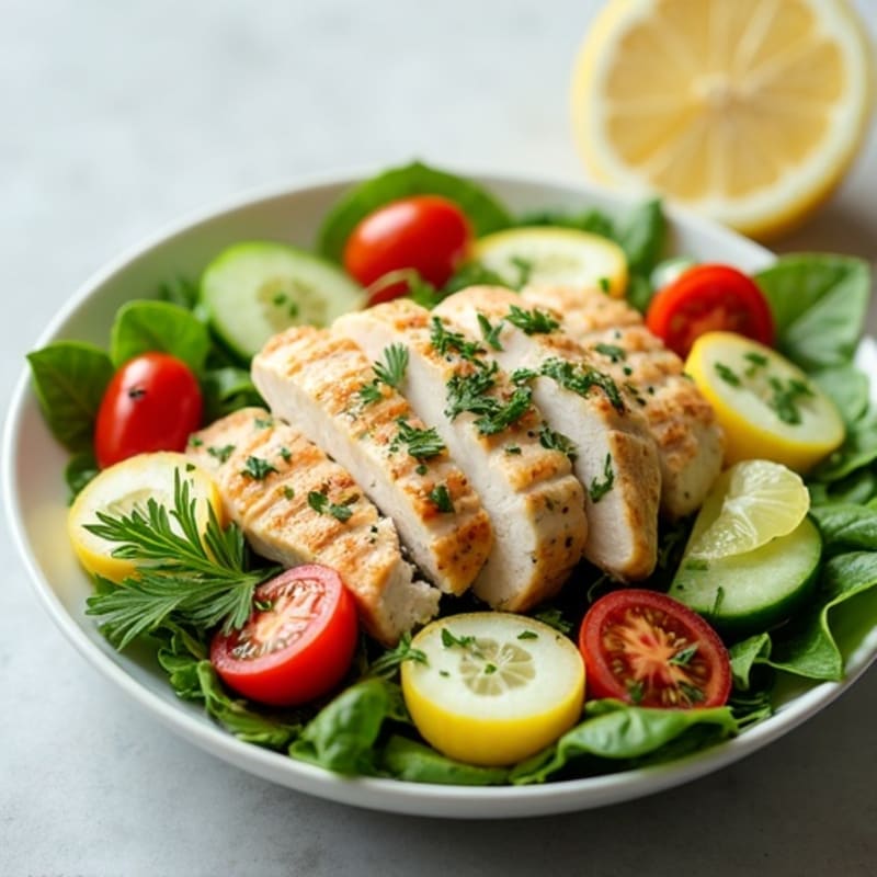 Creamy Lemon Herb Chicken Salad