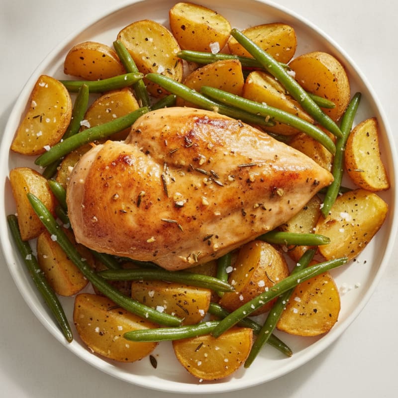 Herb-Roasted Chicken and Potatoes